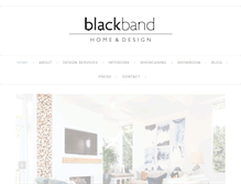 Tablet Screenshot of blackbanddesign.com
